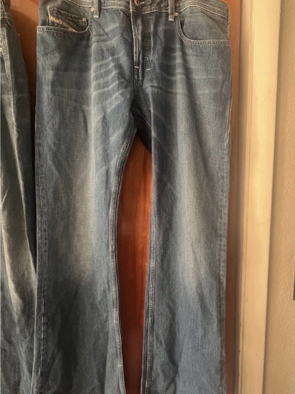 Diesel Men's Blue Bootcut Jeans wash 0810J